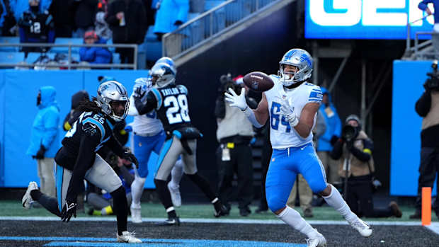Detroit Lions tight end Shane Zylstra.